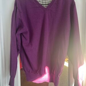 Men’s 100% Merino Wool Paul Fredrick Sweater L